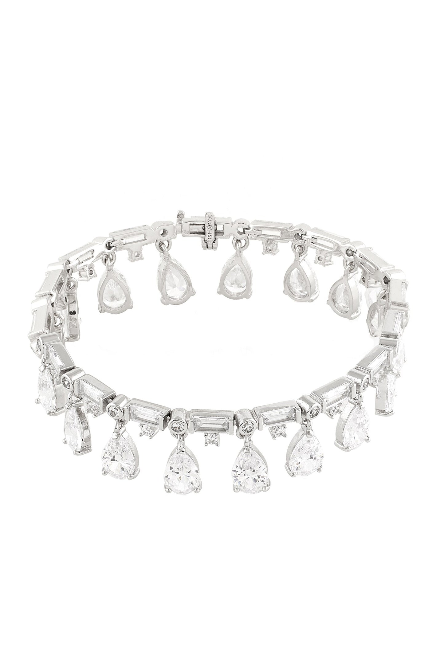 Elysian Charm Rhodium Plated Bracelet 