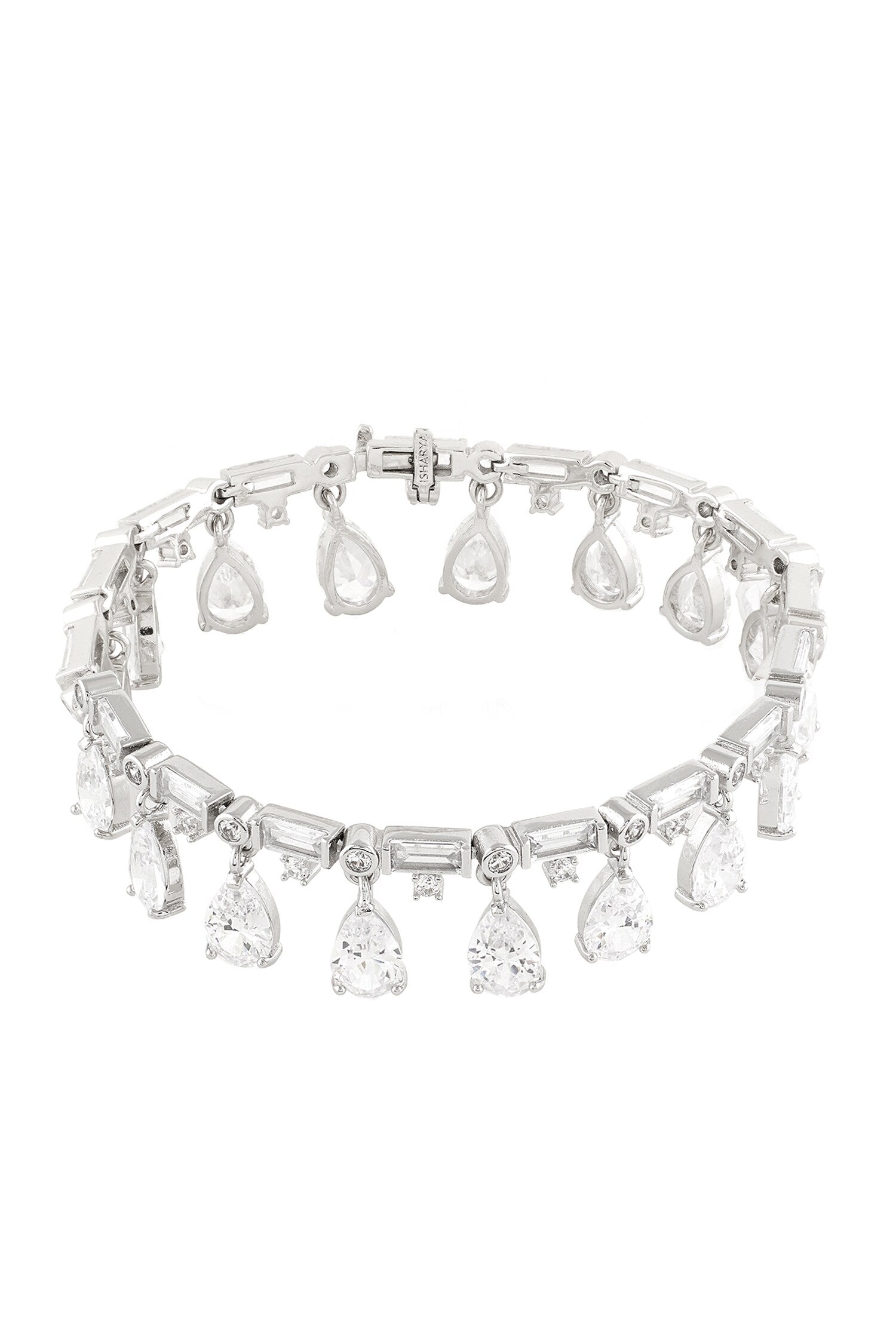 Elysian Charm Rhodium Plated Bracelet 
