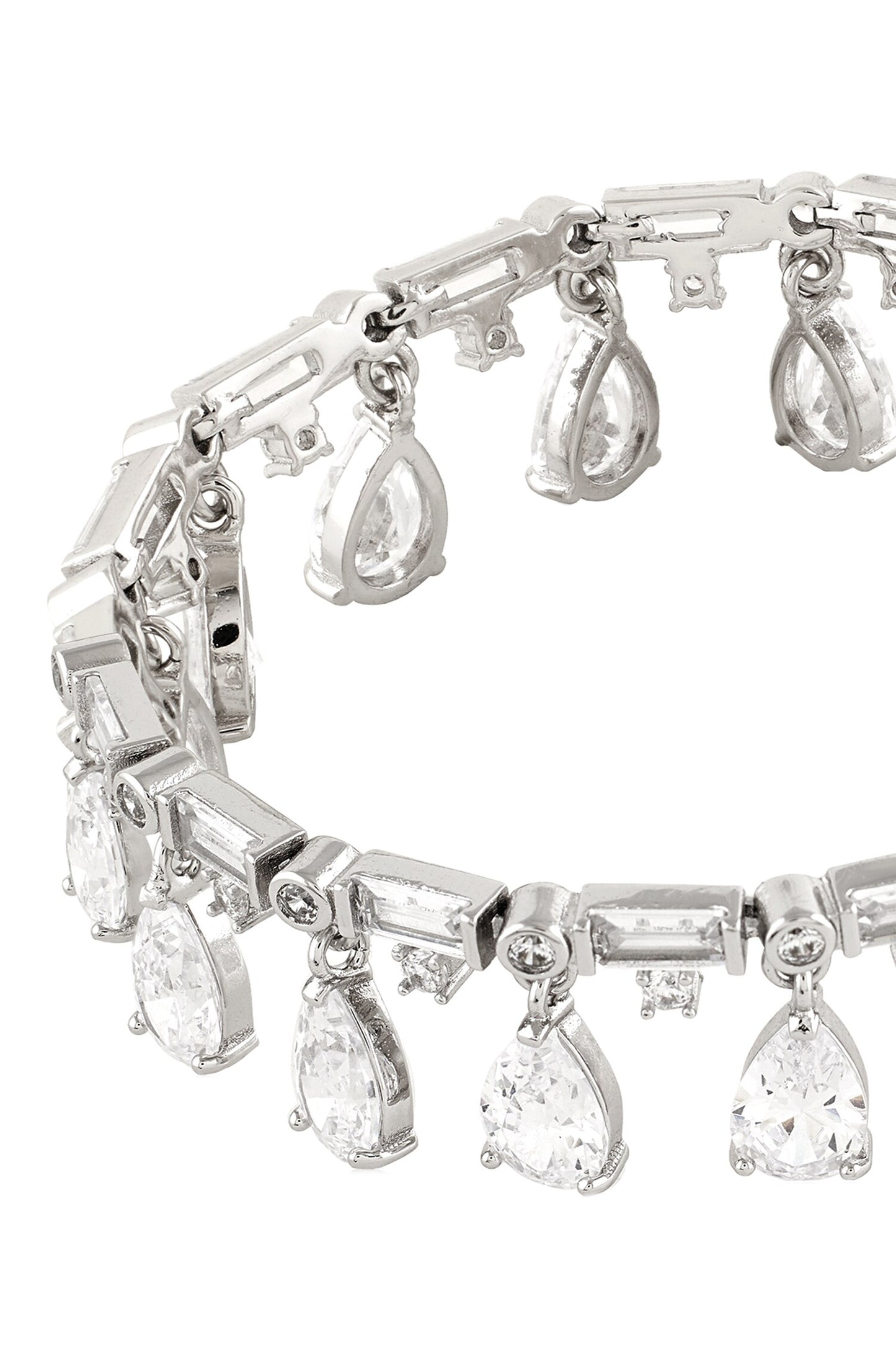Elysian Charm Rhodium Plated Bracelet 