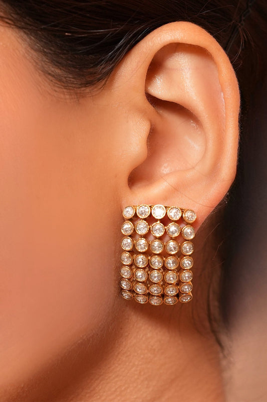 Zirconia Embellished Studs 