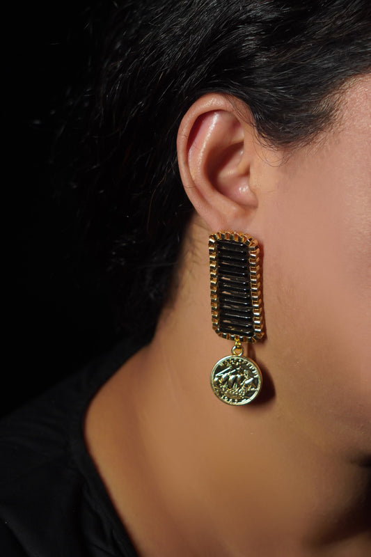 Regal Coin Earrings 
