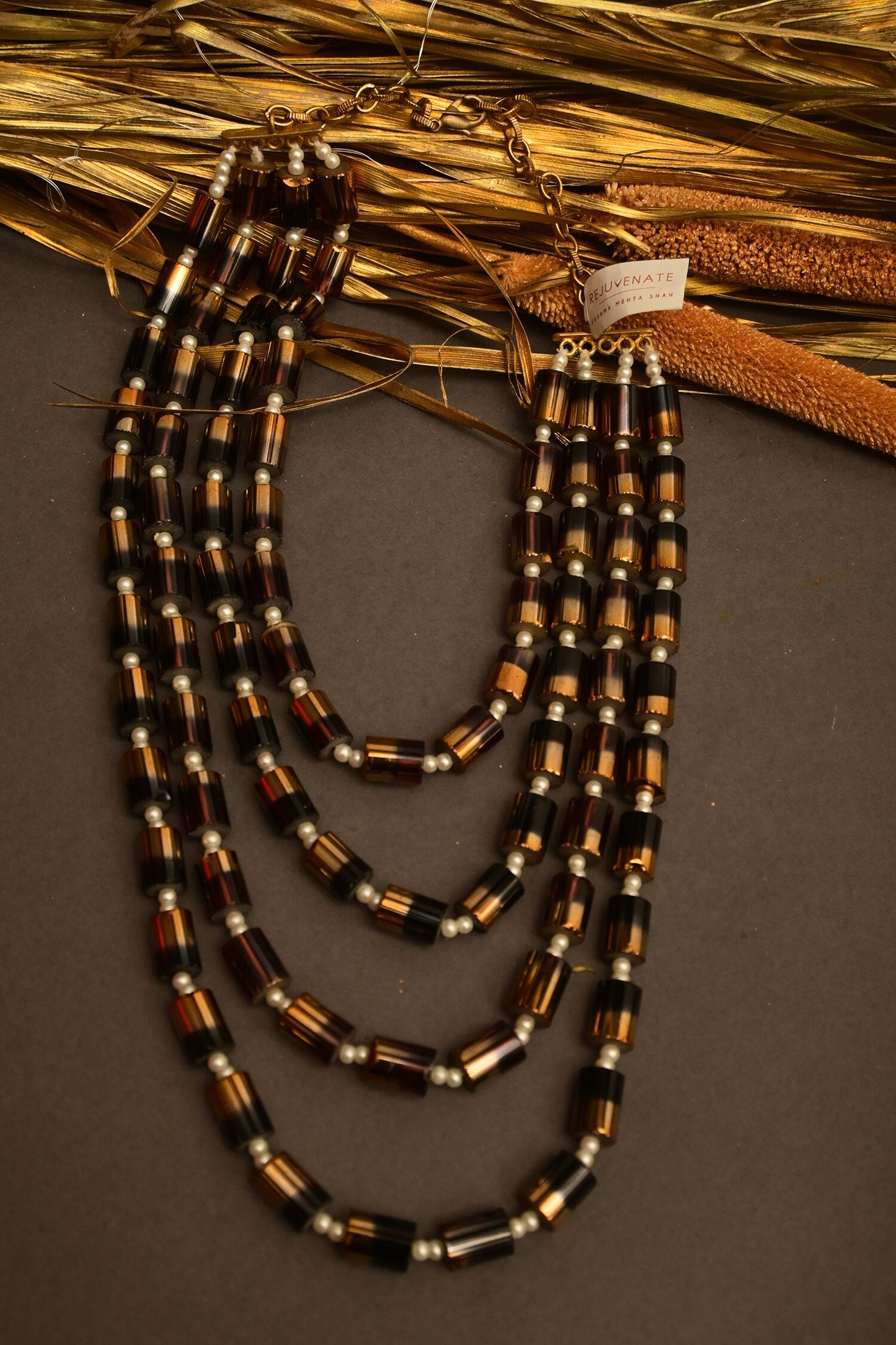 Midnight Allure Multi-Layered Necklace 