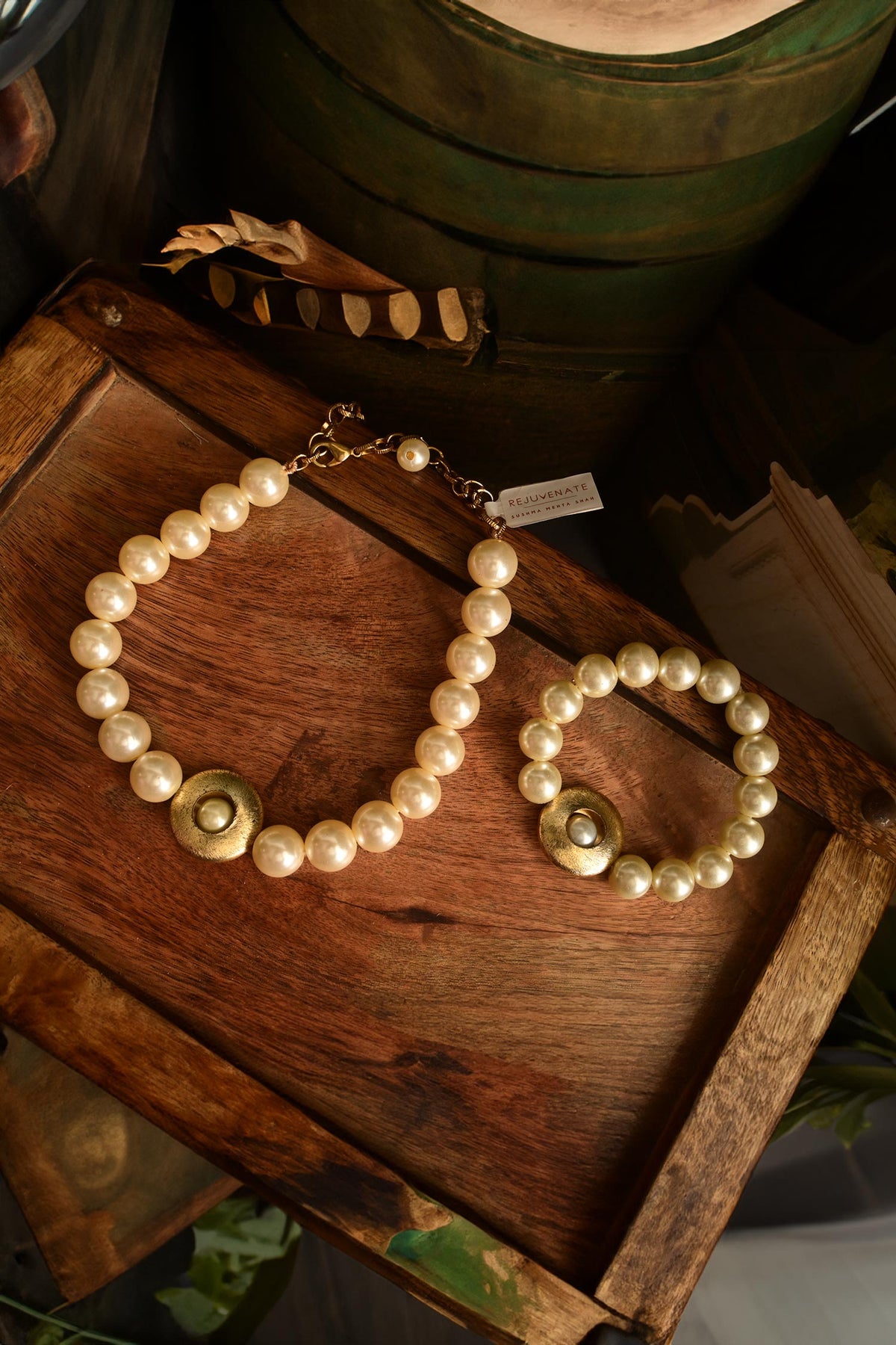 Pearl Embellished Choker 