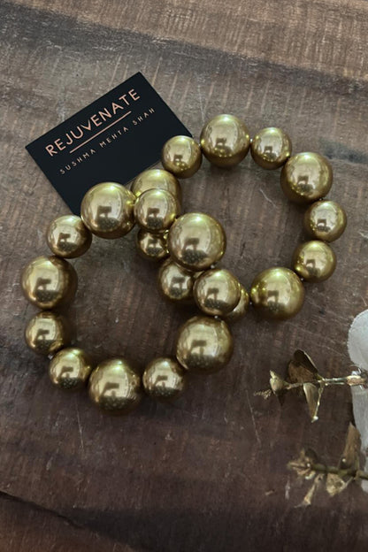 Pearl & Bead Embellished Bracelet 