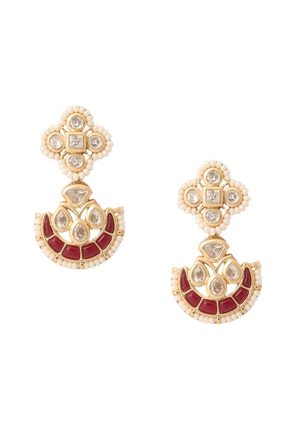 Ruby Kundan Choker Set 