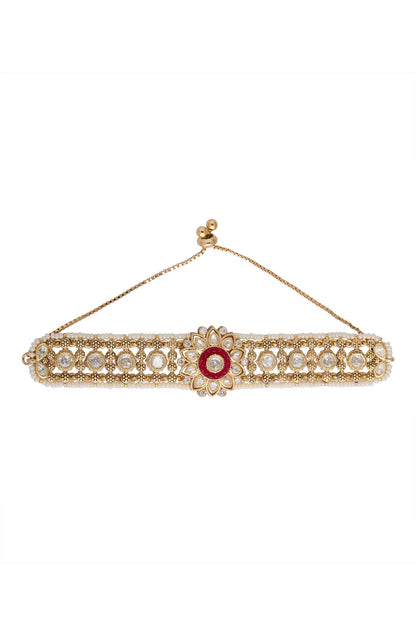 Ruby Kundan Bracelet 