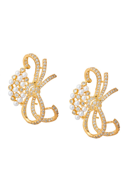 Stone Embellished Earrings 