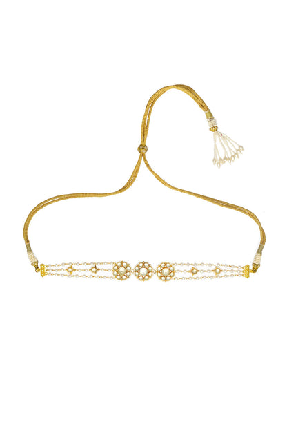 Pachi Kundan & Glass Pearl Choker 