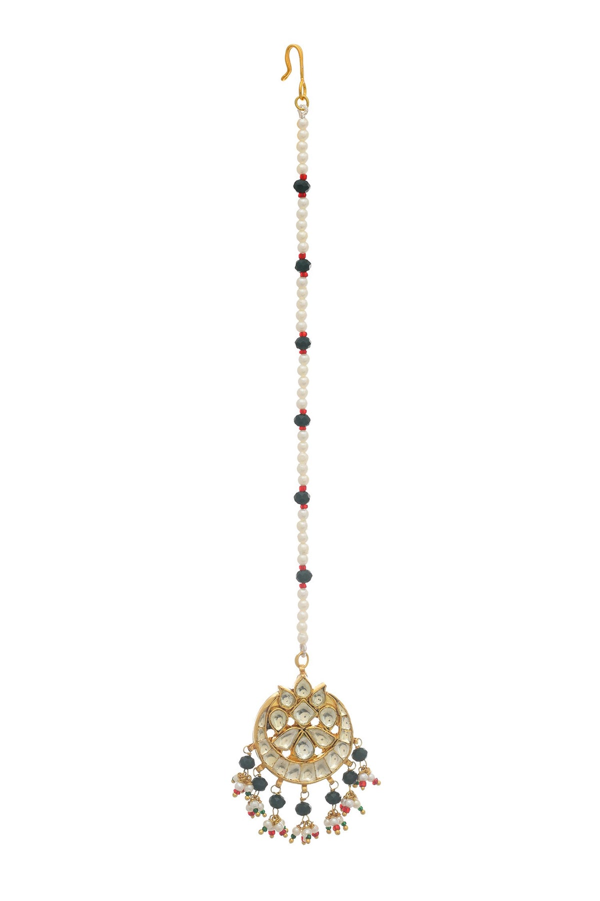 Kundan & Pearl Beaded Maangtikka 