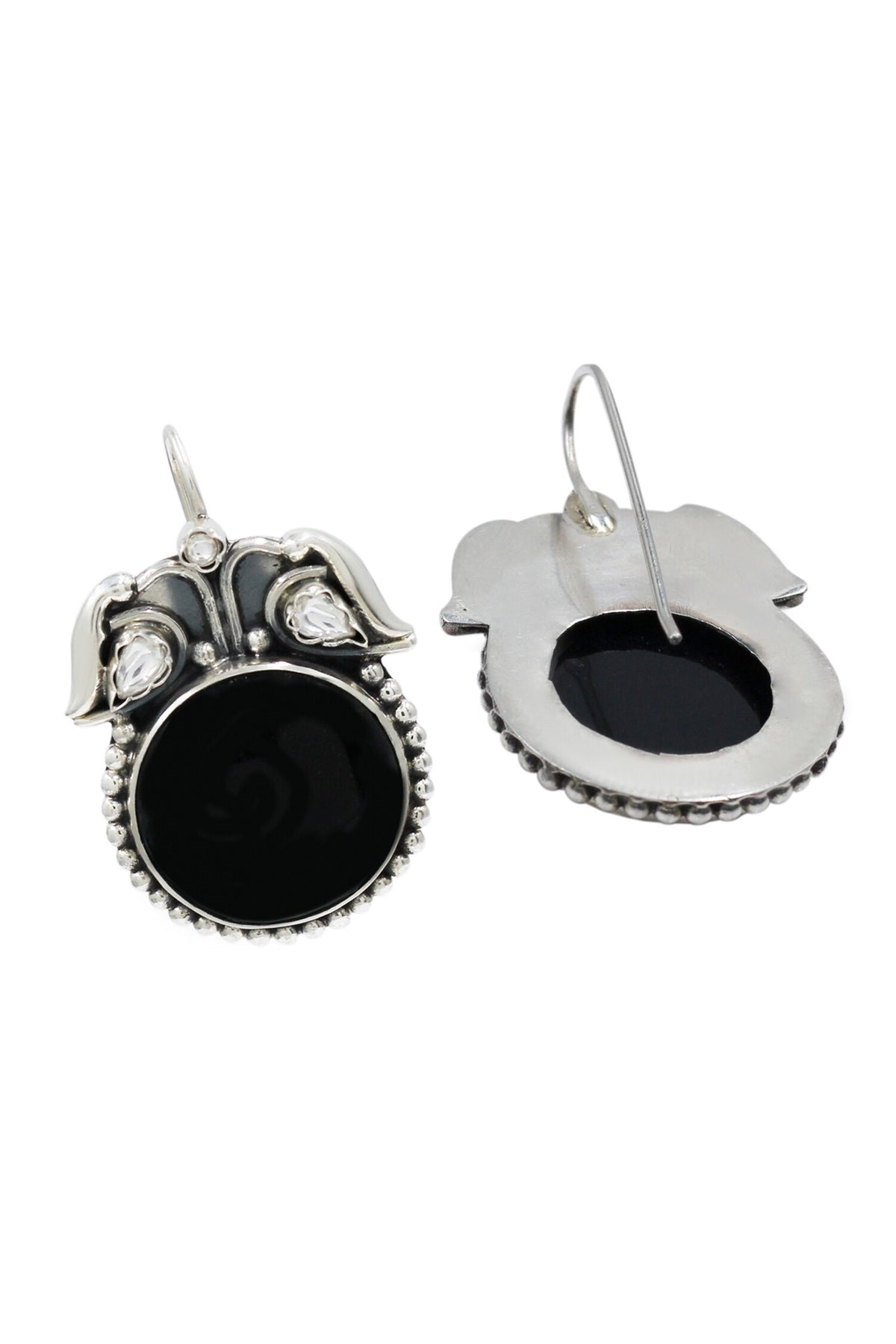 Stone Embellished Earrings 