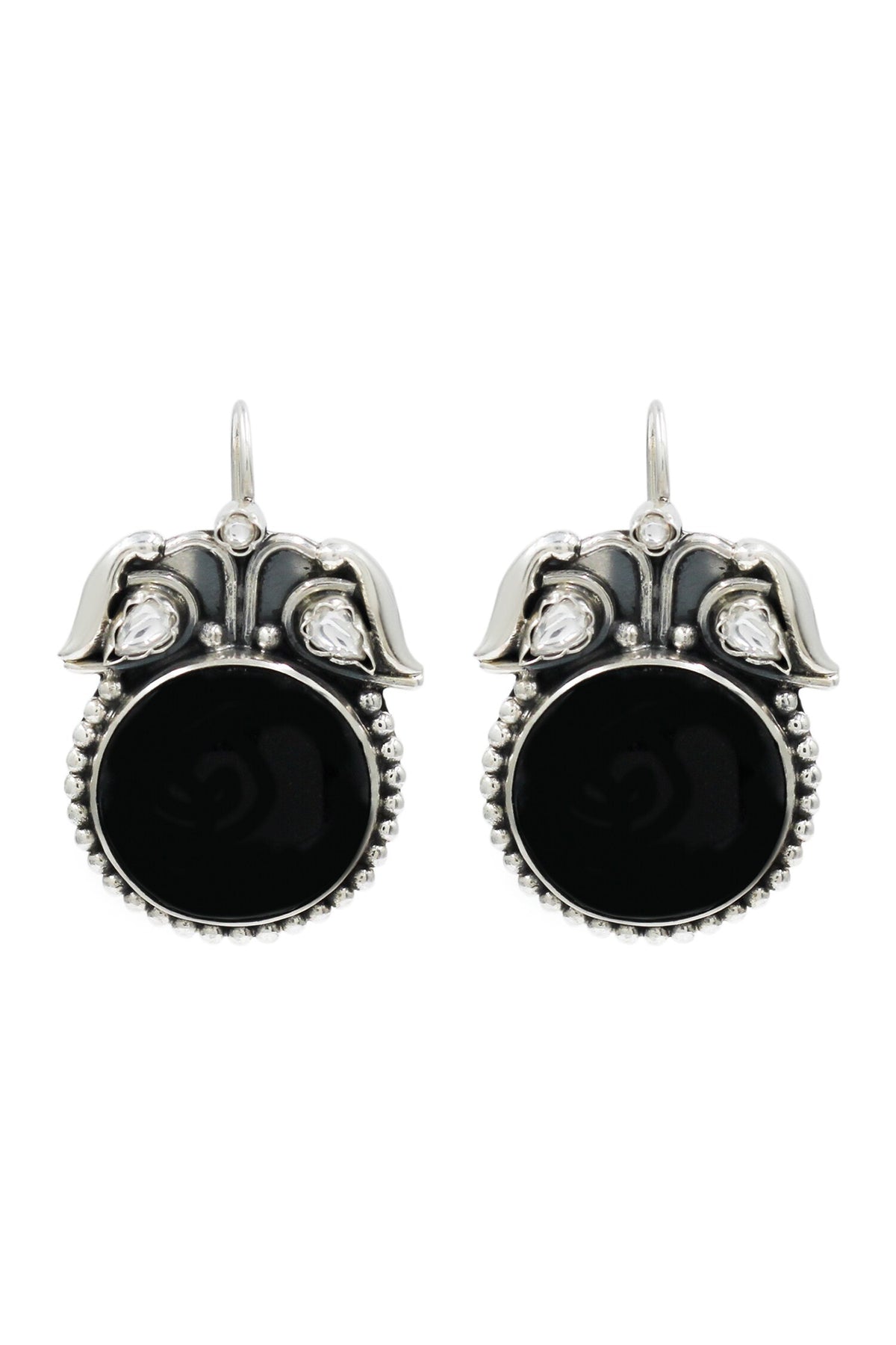 Stone Embellished Earrings 