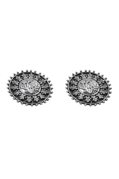 Tribal Charm Floral Studs 