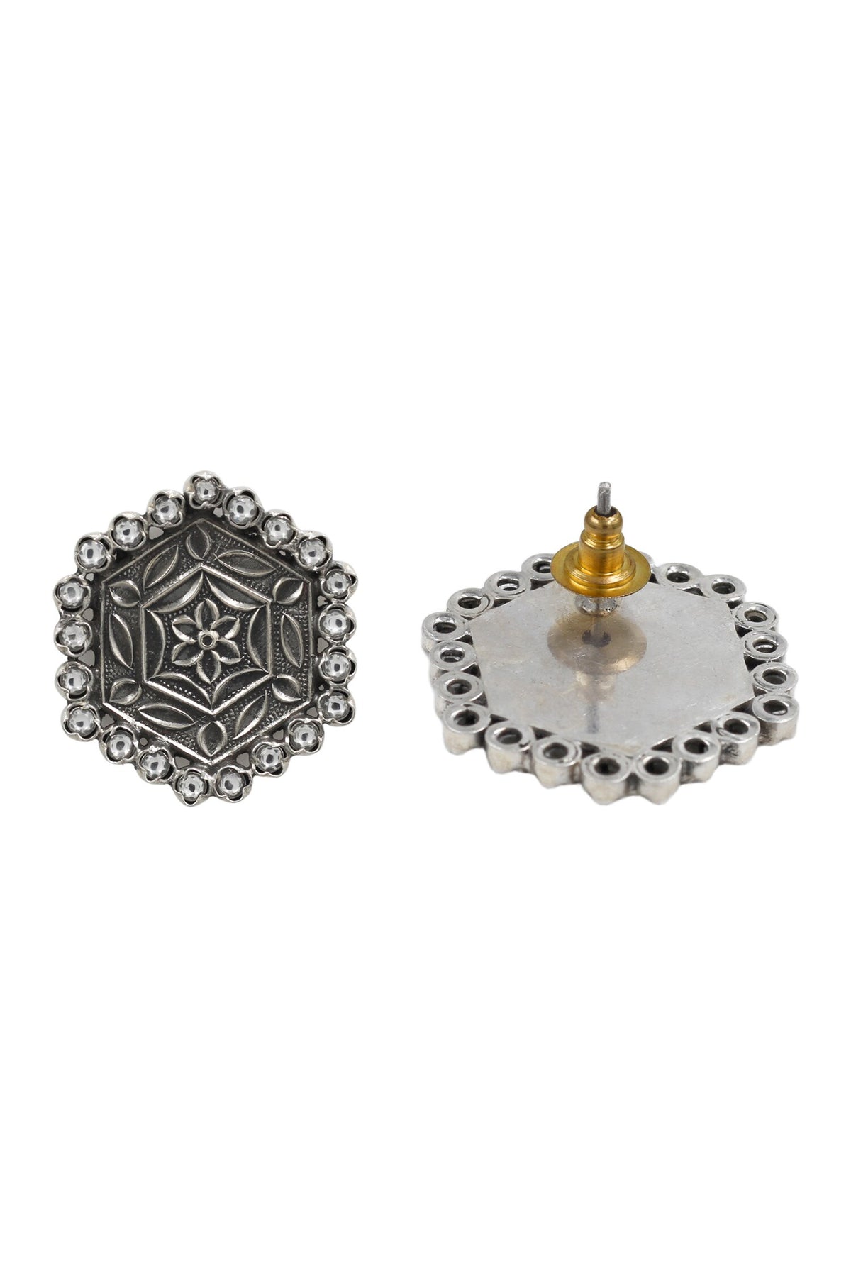 Handcrafted Floral Studs 