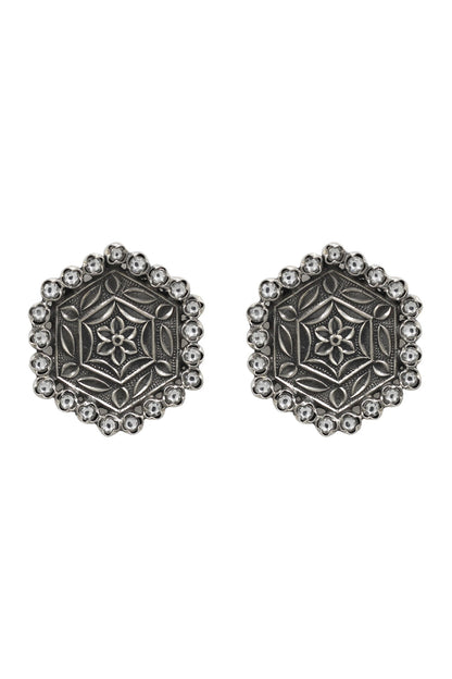 Handcrafted Floral Studs 