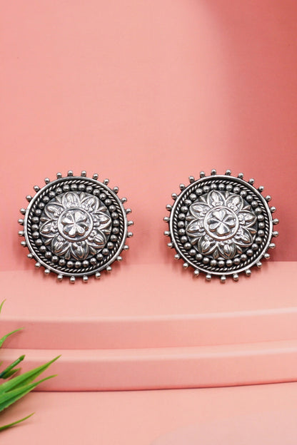 Heritage Blossom Silver Studs 