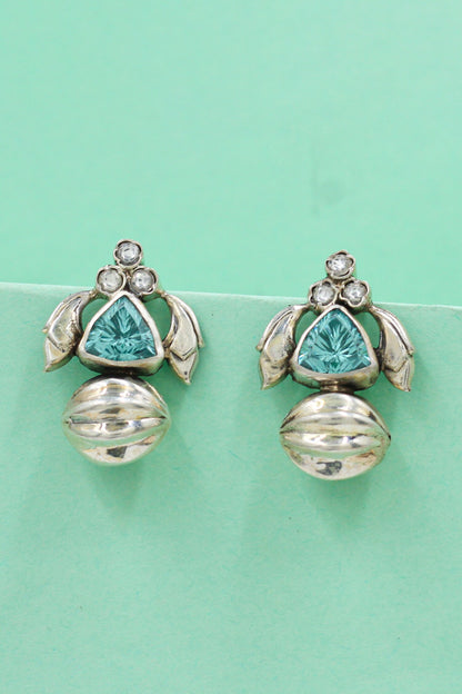 Stone Embellished Earrings 