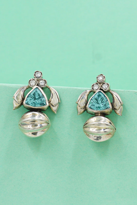 Stone Embellished Earrings 