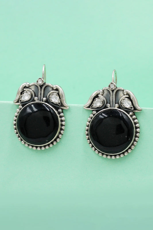Stone Embellished Earrings 