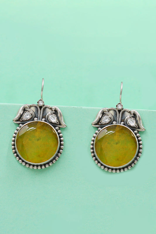 Royal Charm Silver Earrings 