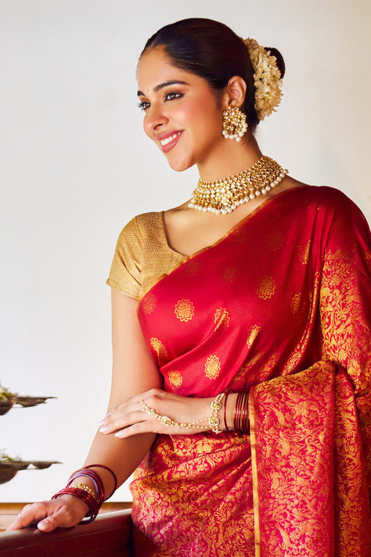 Kundan Embellished 2 Pcs Haathphool 