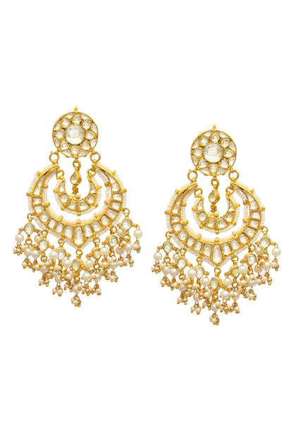 Kundan Work Chandbalis 