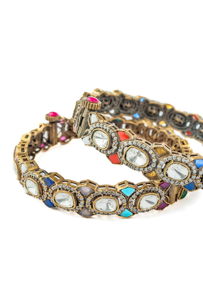 Stone Embellished Bangles 