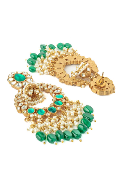 Embellished Chandbali Earrings 