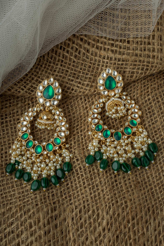 Embellished Chandbali Earrings 