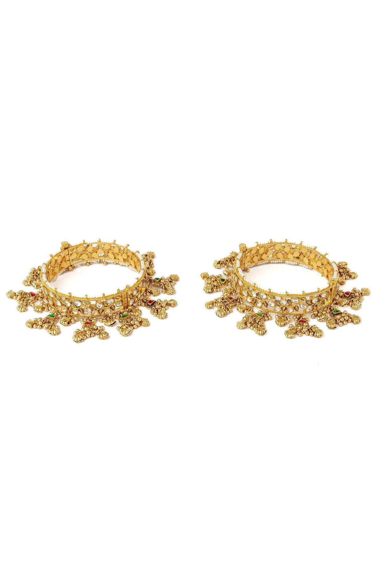 Kundan Embellished Bangles 