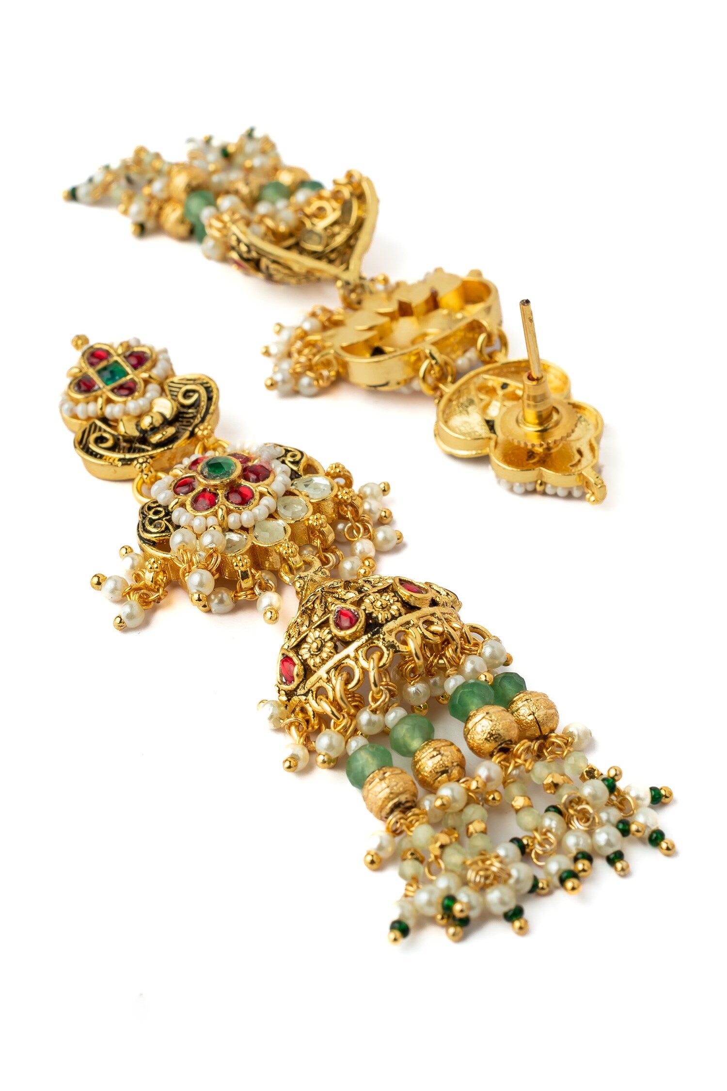 Kundan Embellished Bridal Necklace Set 