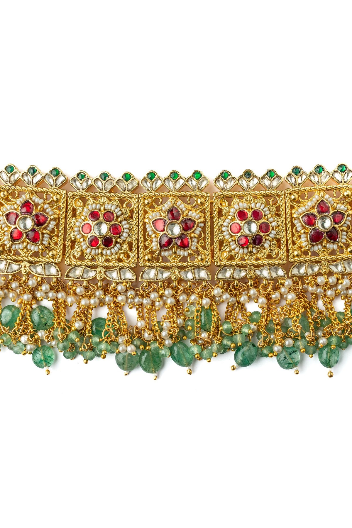 Floral Embellished Choker Set 