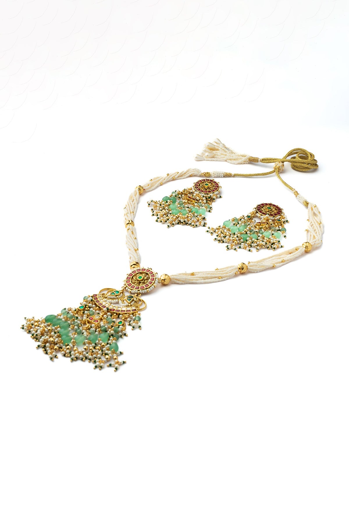 Floral Embellished Choker Set 