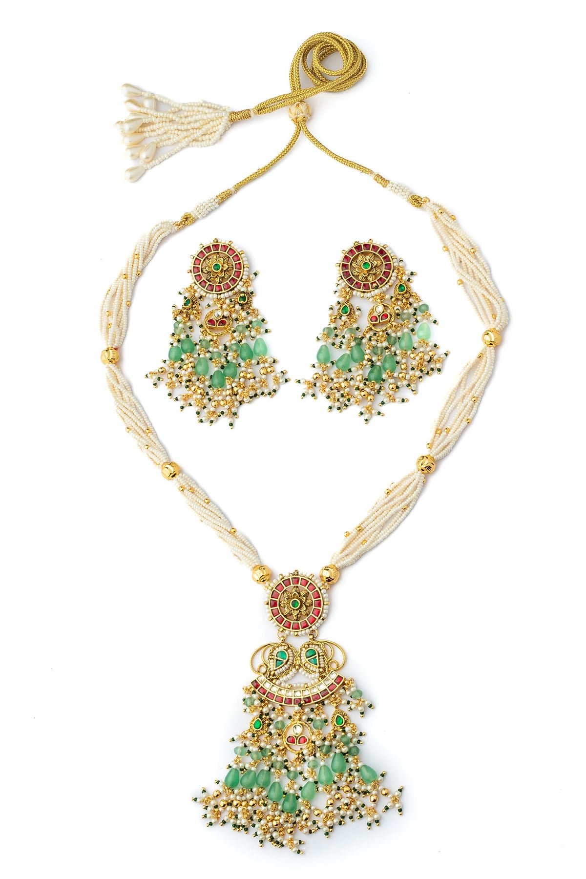 Floral Embellished Choker Set 
