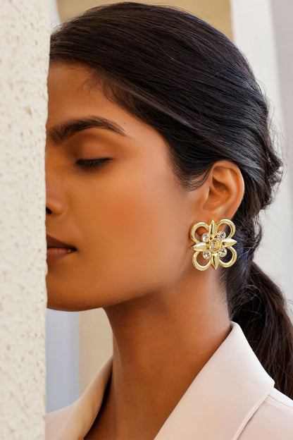 Casha Swarovski Element Stud Earrings 