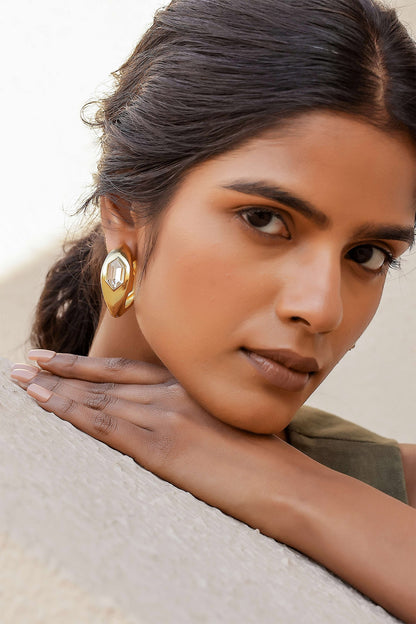 Caro Two-Way Swarovski Crystal Hoop Earrings 