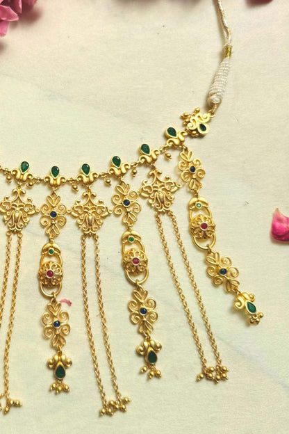 Dancing Drapes Statement Necklace 