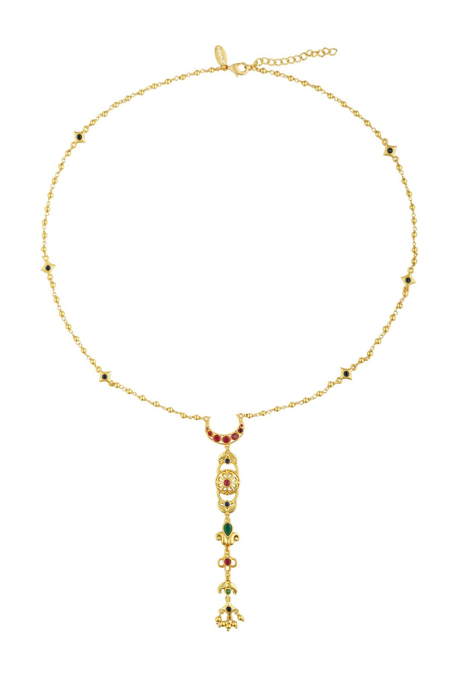 Moonlit Grace Lariat Necklace 