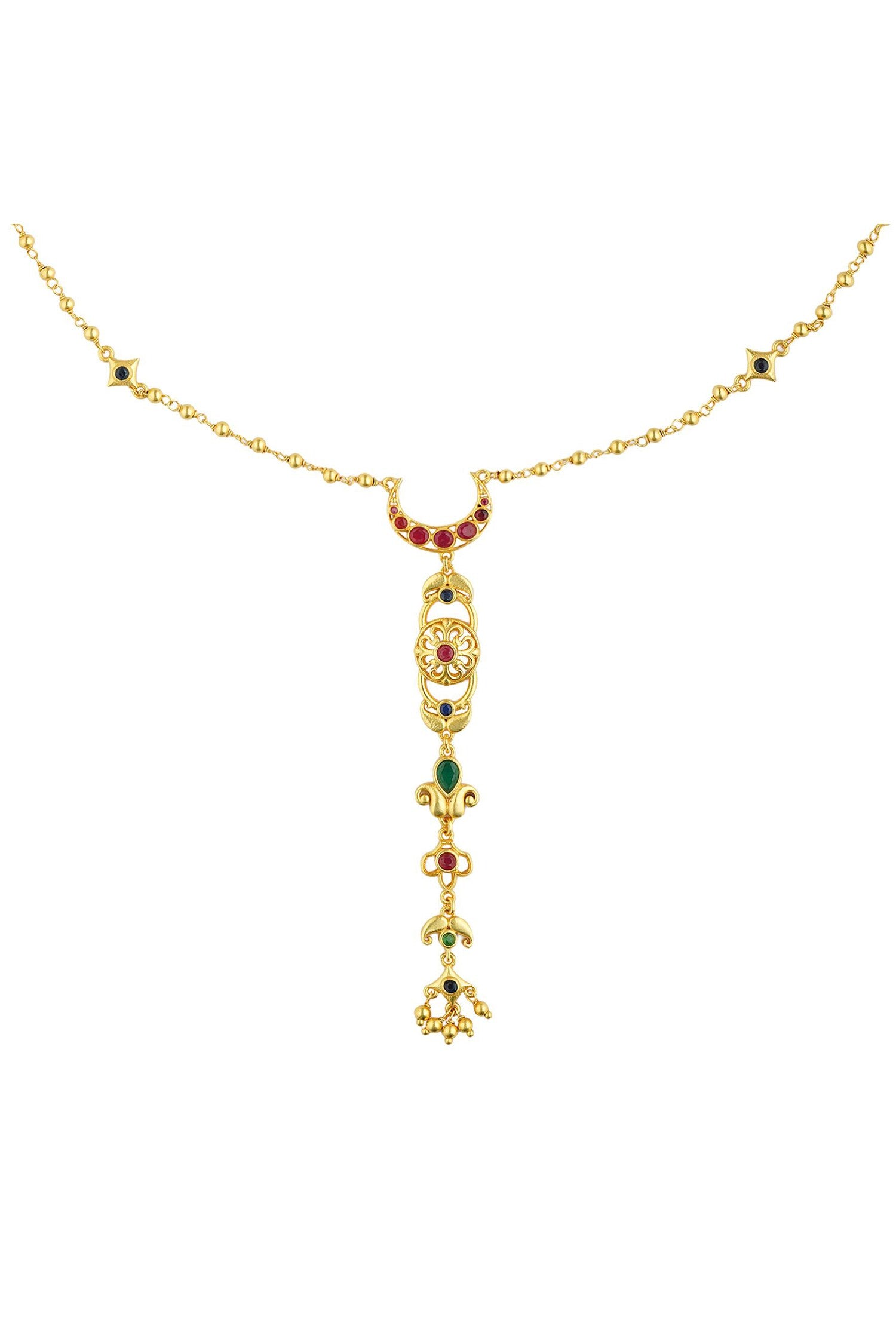 Moonlit Grace Lariat Necklace 