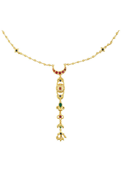 Moonlit Grace Lariat Necklace 