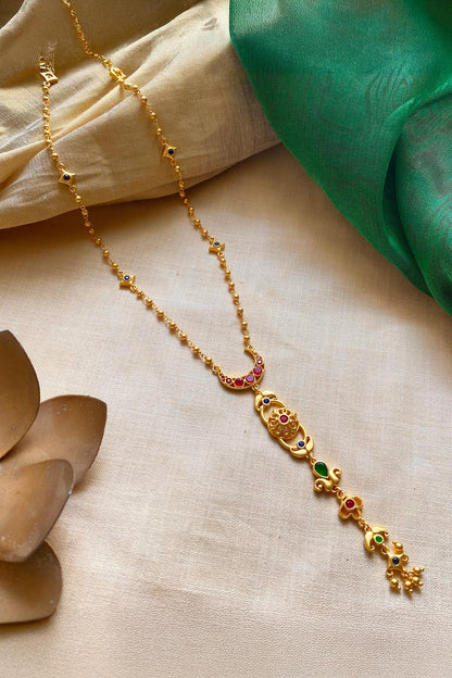 Moonlit Grace Lariat Necklace 