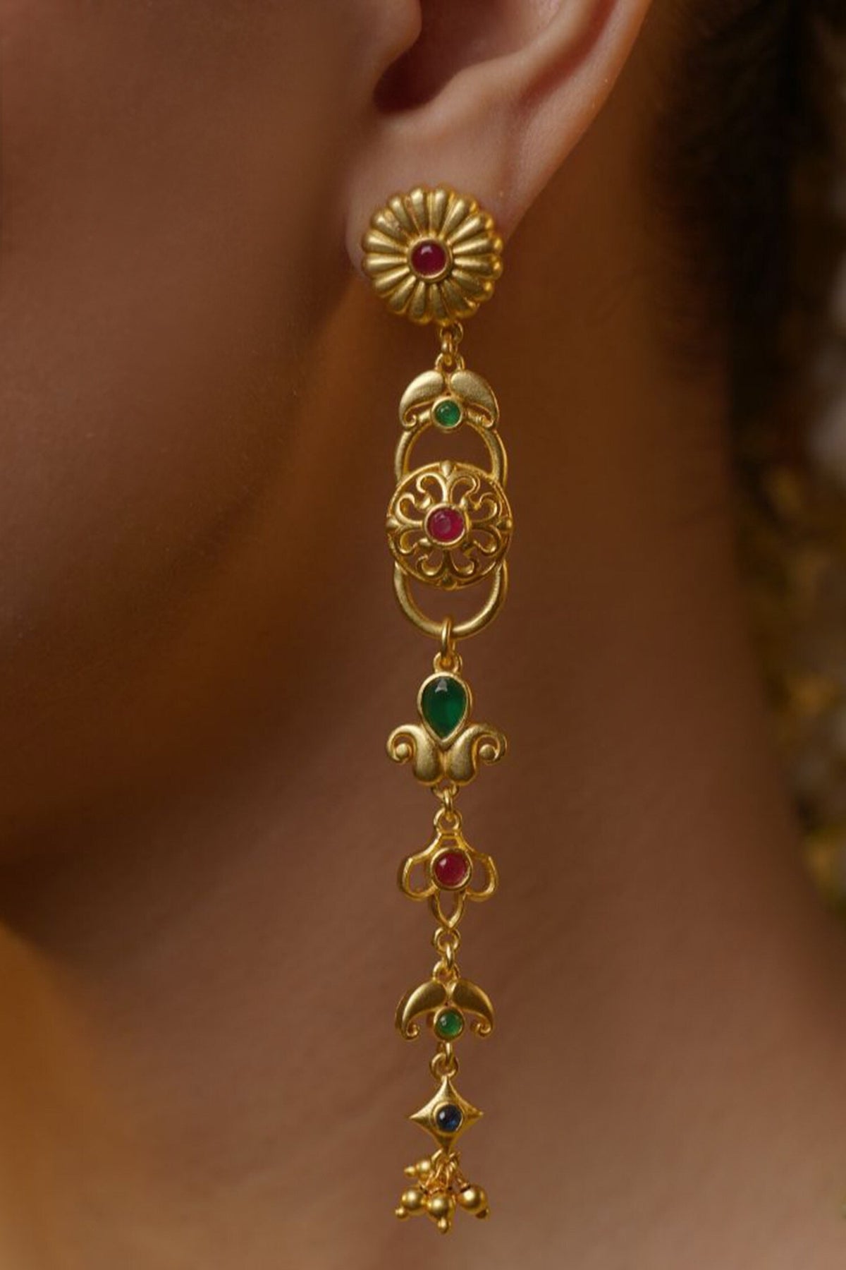 Gulbahaar Statement Earrings 