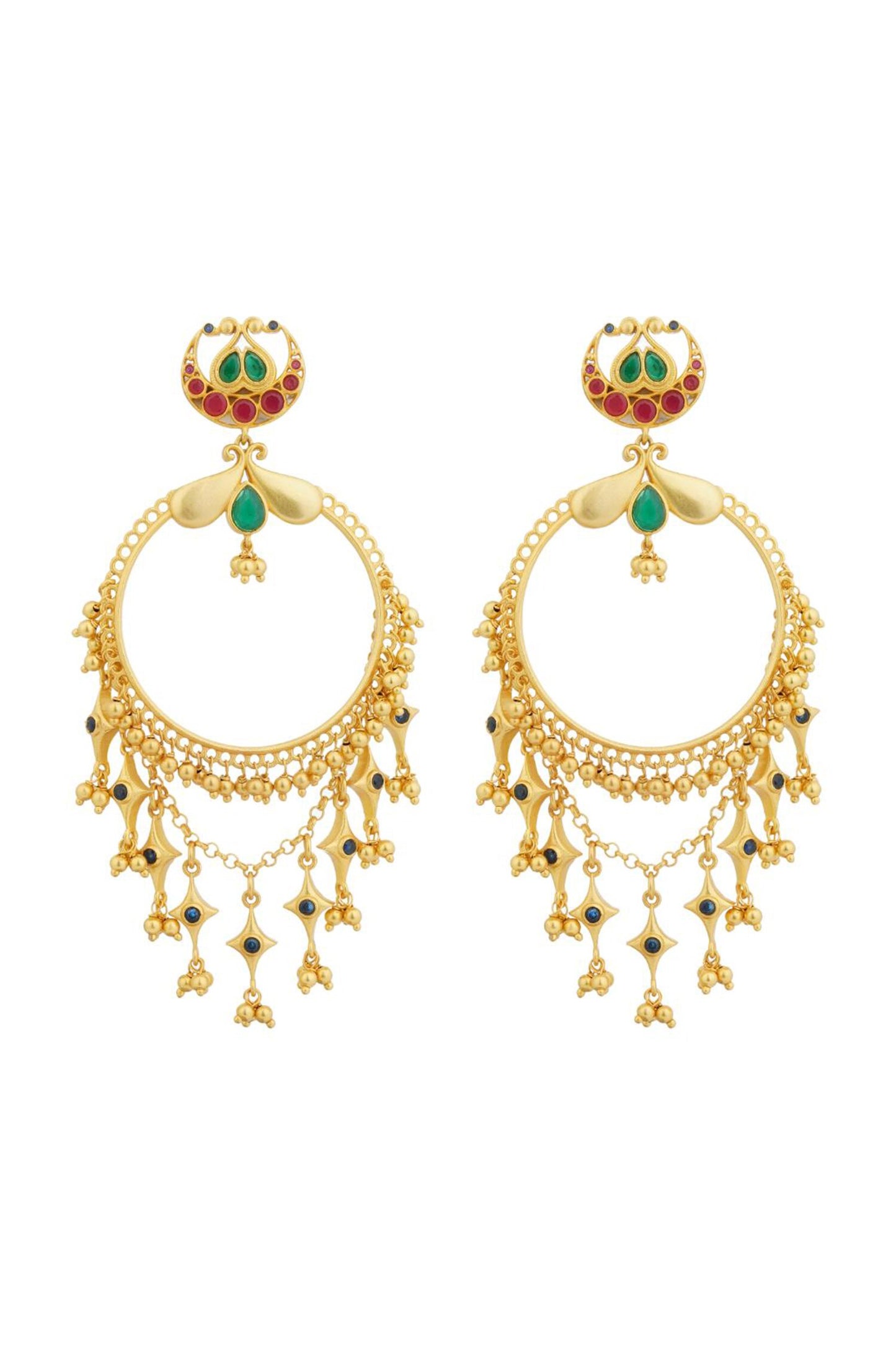 Poetic Dance Hoop Earrings 