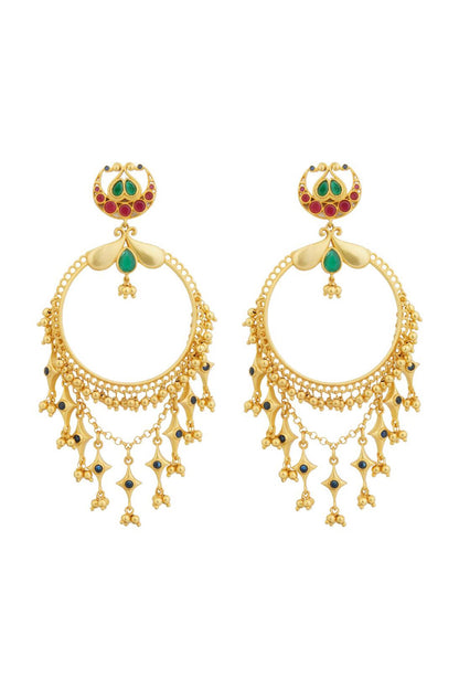 Poetic Dance Hoop Earrings 