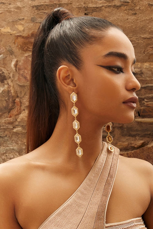 Cavi Crystal & Cubic Zirconia Danglers 