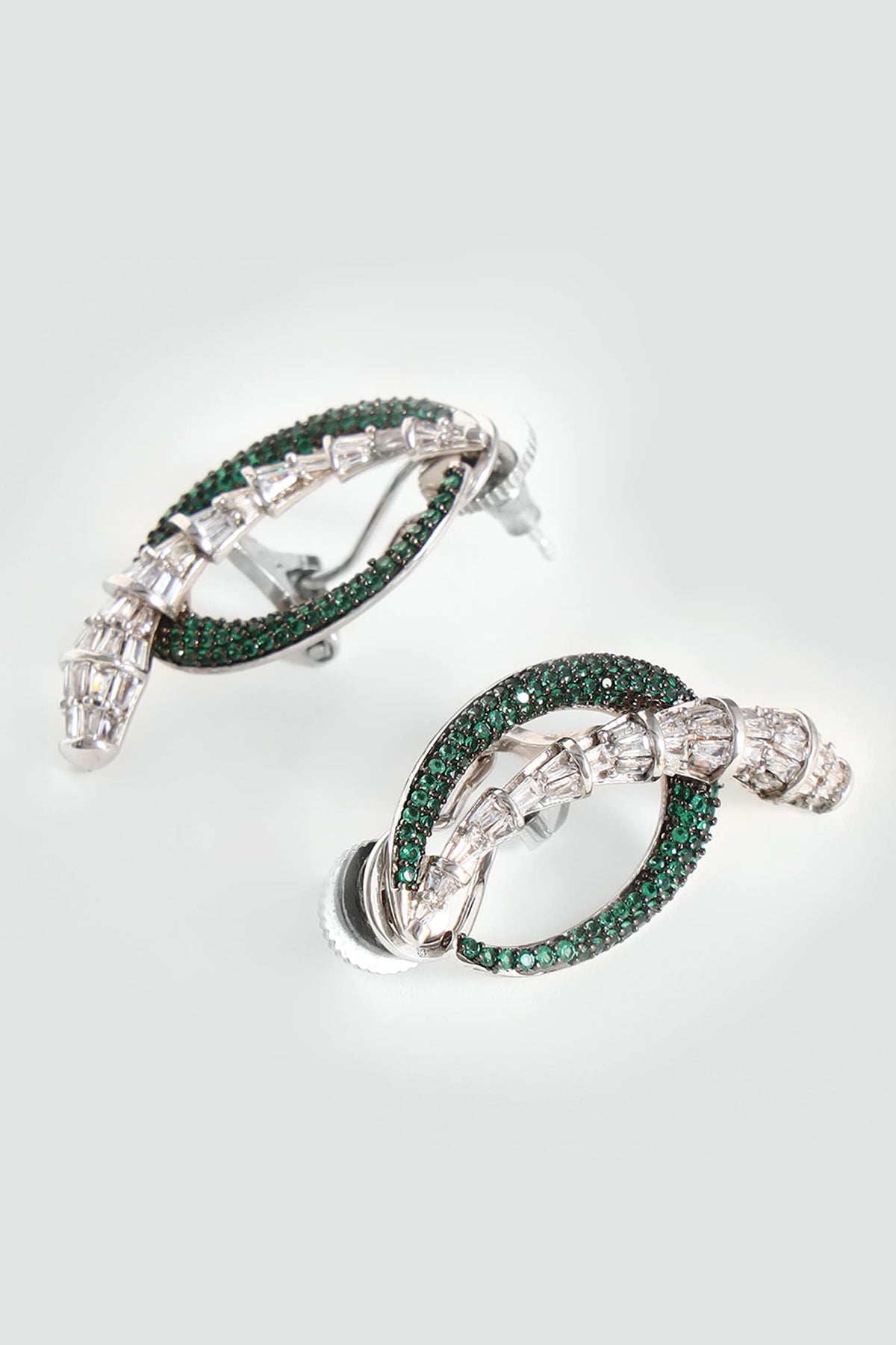 Serpent Coil Earrings 