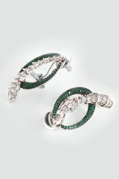 Serpent Coil Earrings 