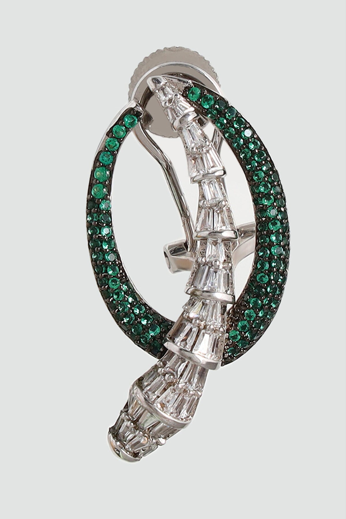 Serpent Coil Earrings 