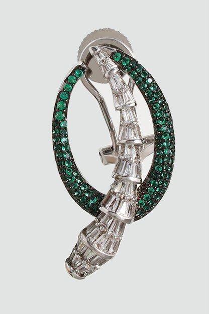 Serpent Coil Earrings 