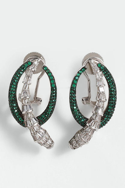 Serpent Coil Earrings 