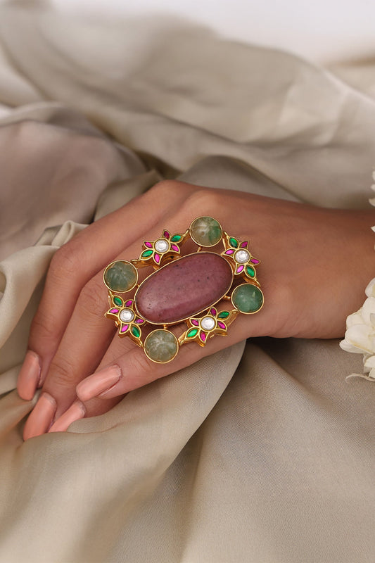 Pink Blossom Heritage Ring 
